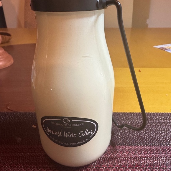milkhouse candle co Other - Milkhouse Candle Co. Harvest Wine Cellar milk bottle Candle 14ox